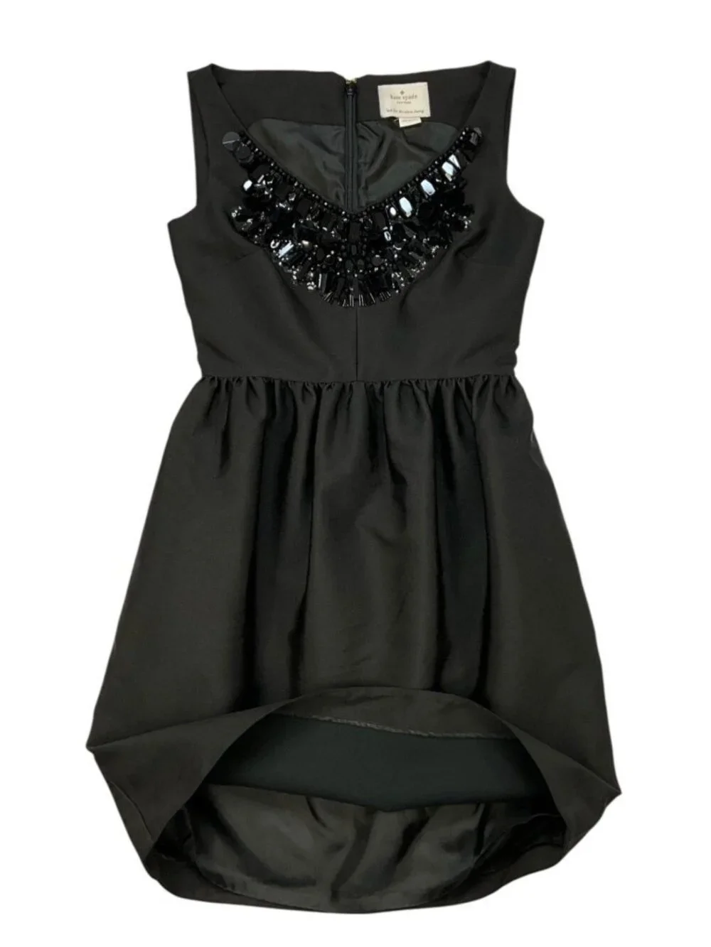Kate Spade Embellished Cupcake Dress 0 Black Mini